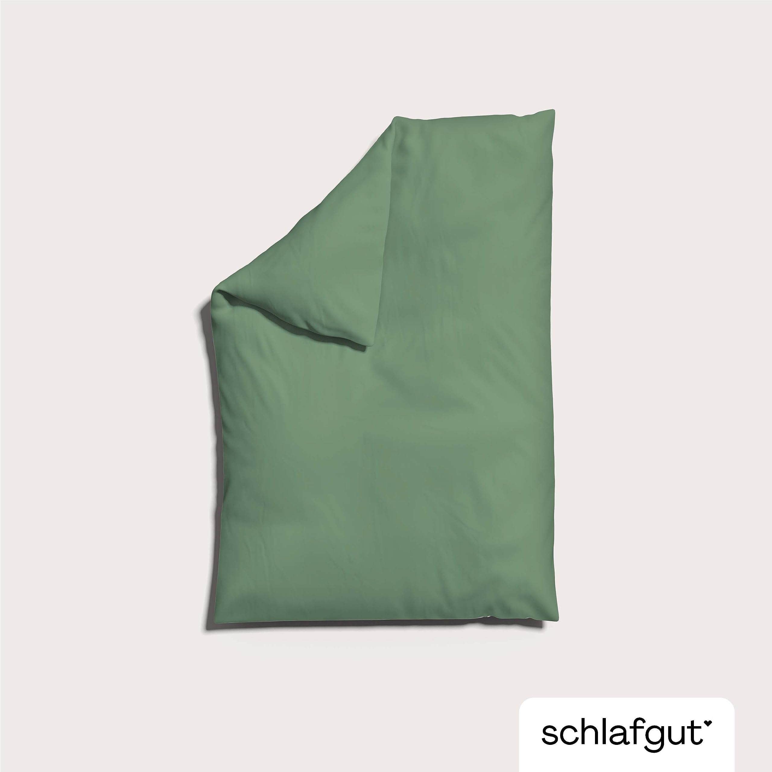schlafgut-knitted-jersey-bettdecke-bezug-135x200-cm-green-mid-uni-bio-baumwolle- image 2