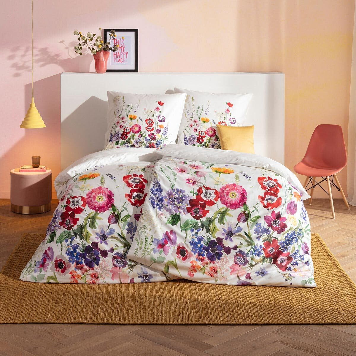 estella-mako-satin-bettw-sche-rayen-multicolor-wildblumen-design-aus-100-baumwol image 2