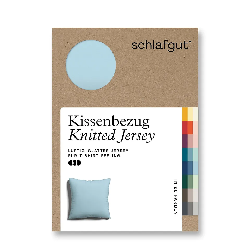 schlafgut-knitted-jersey-kissenbezug-40x40-cm-bio-baumwolle-blue-light image 1