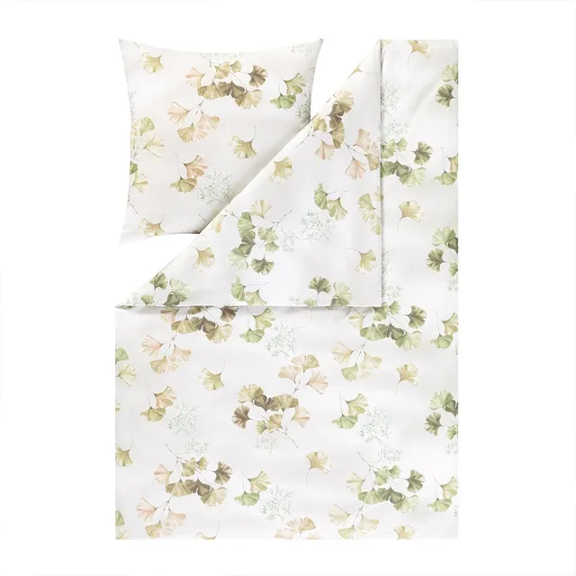estella-bettw-sche-biloba-oliv-140x200-70x90-cm-kuschelflanell image 1