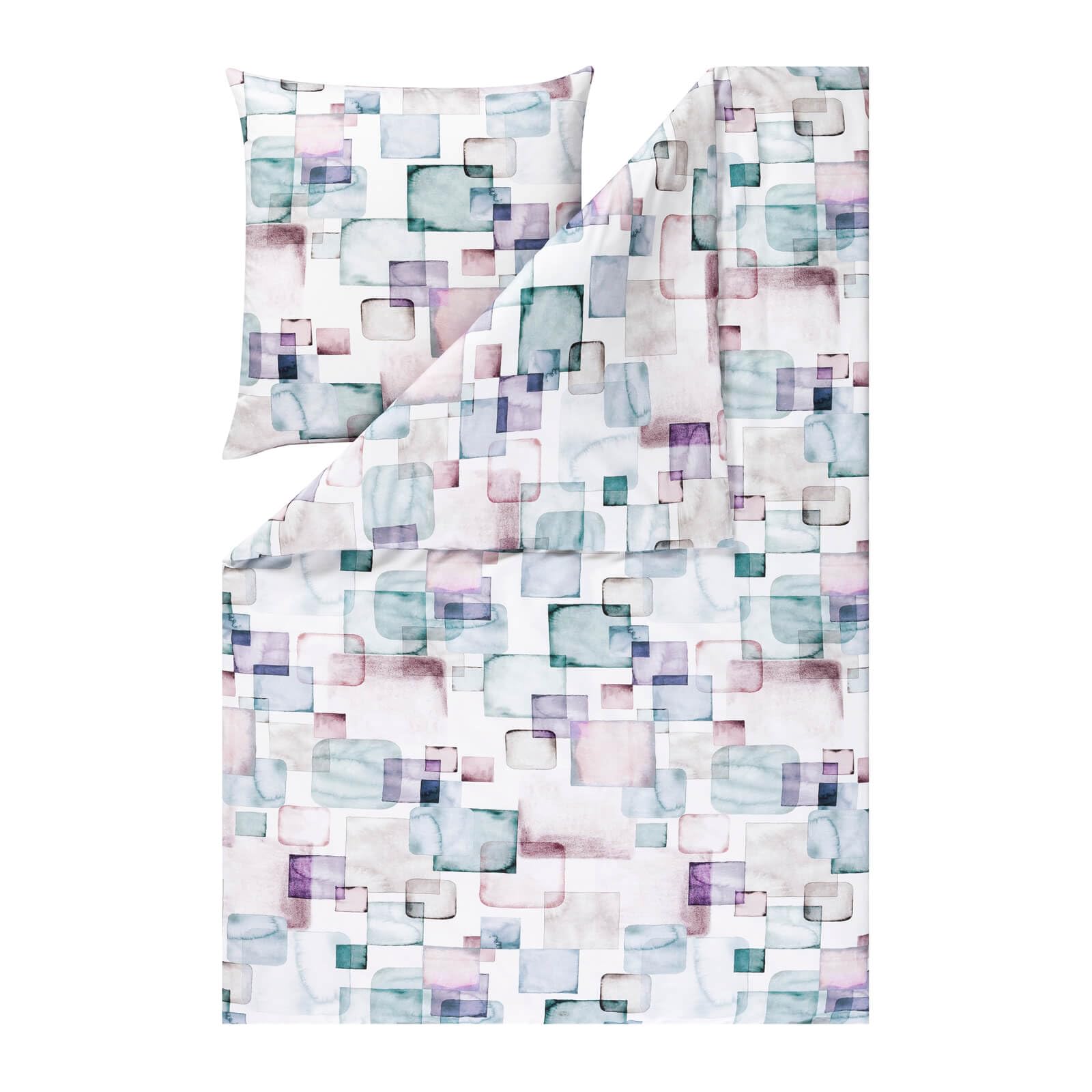 estella-mako-satin-bettw-sche-squares-2-teilig-155x220-cm-rosa-aquarell-quadrate image 1
