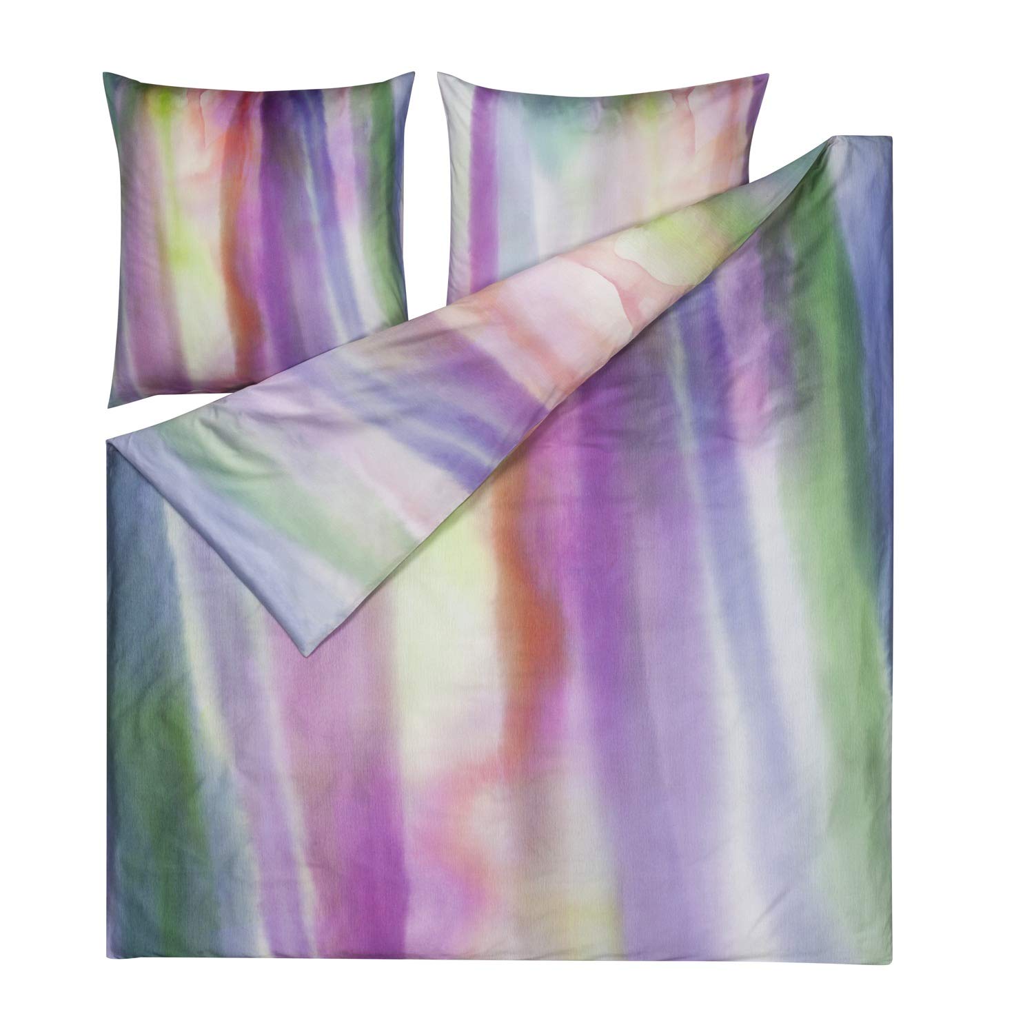 estella-mako-satin-bettw-sche-brush-multicolor-135x200-80x80-cm image 2