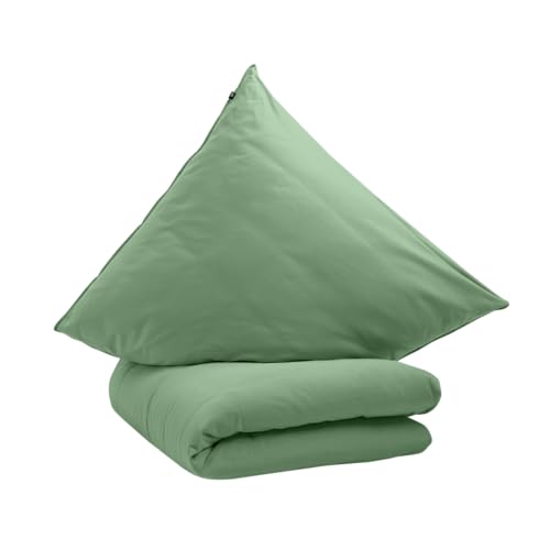 schlafgut-knitted-jersey-bettw-sche-set-135x200-cm-80x80-cm-green-mid image 6