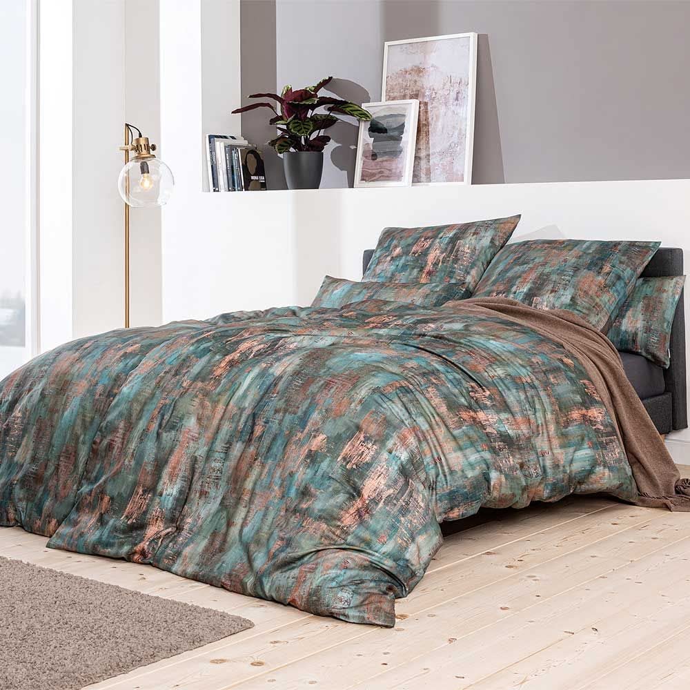 estella-juliano-satin-de-luxe-bettw-sche-petrol-140x200-70x90-40x80 image 1