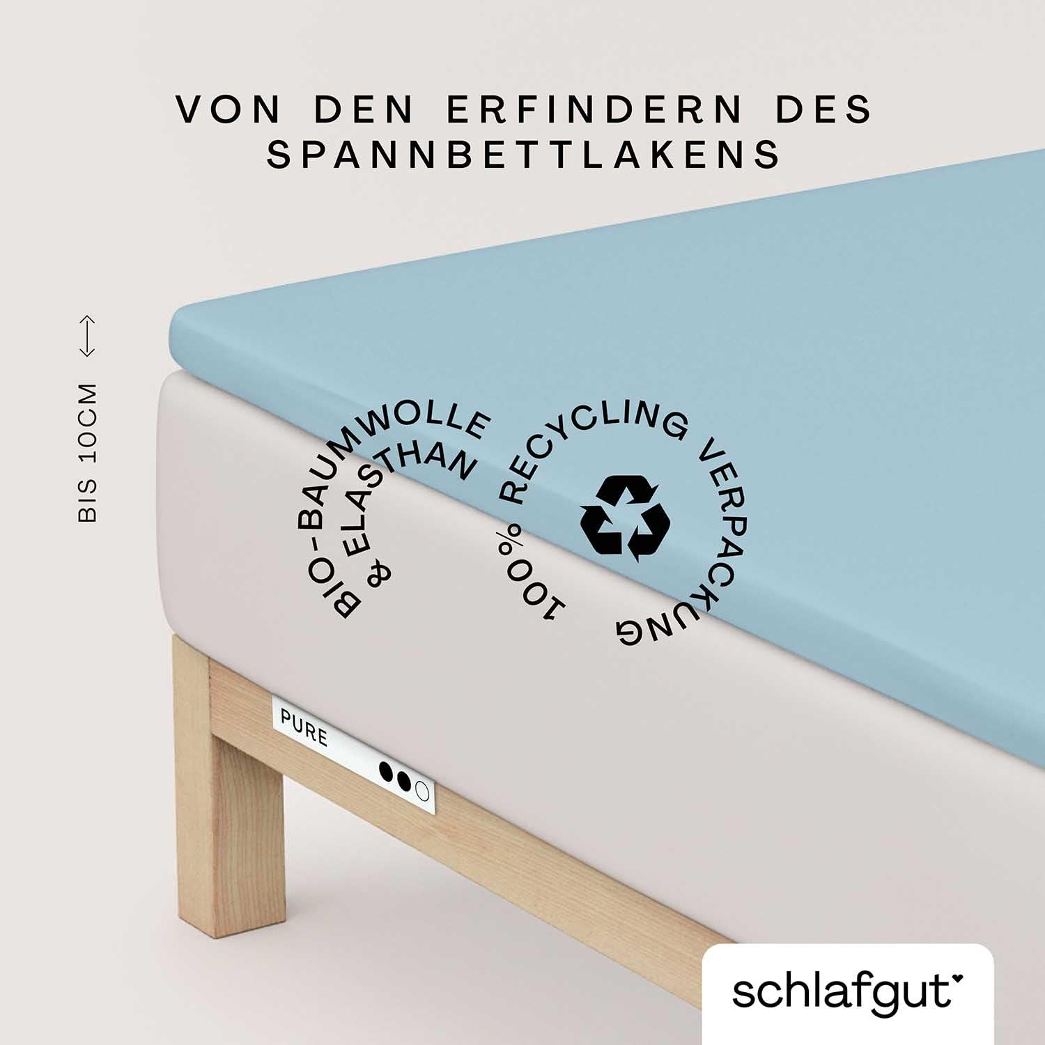 schlafgut-pure-topper-spannbettlaken-120x200-cm-bio-baumwolle-blue-light image 2