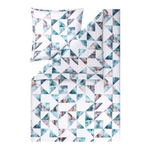 estella-bettw-sche-charlie-azur-140x200-cm-70x90-cm-seersucker-100-baumwolle image 5