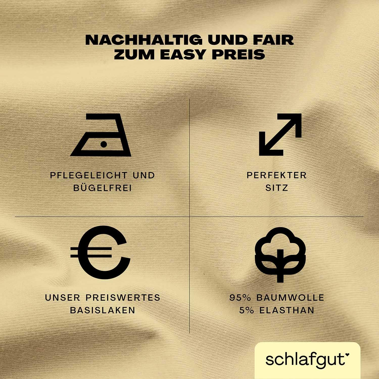 schlafgut-easy-jersey-elasthan-topper-spannbettlaken-120x200-bis-130x220-yellow- image 2