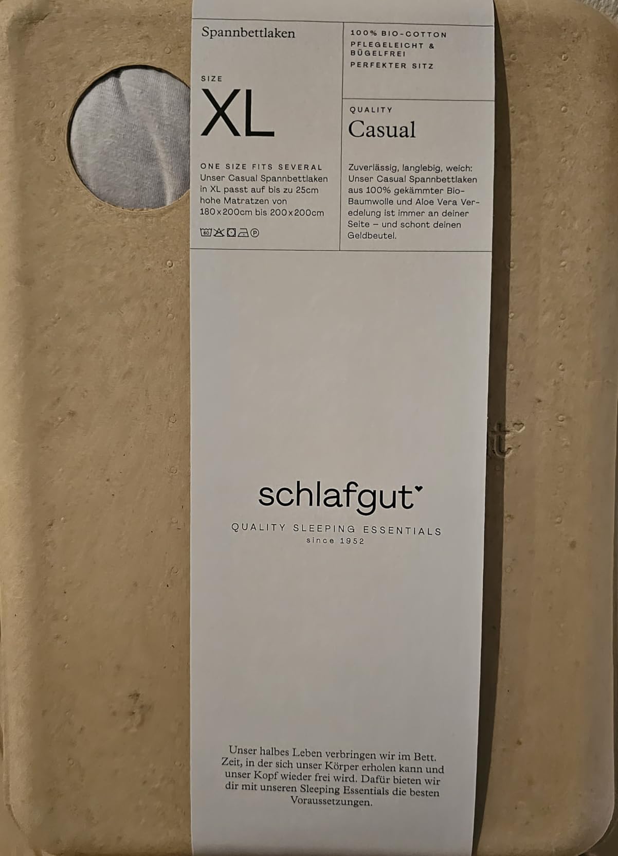 Gut, aber bügeln nötig