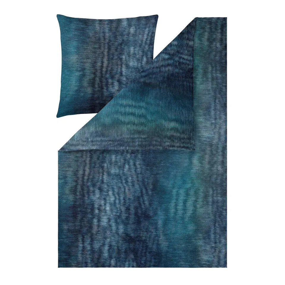 estella-arno-bettw-sche-135x200-cm-80x80-cm-dunkelblau-farbverlauf-mako-jersey image 1