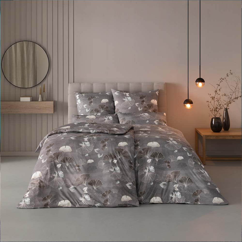 estella-gisele-bettw-sche-155x220-80x80-cm-grau-aus-100-baumwolle-2 image 2
