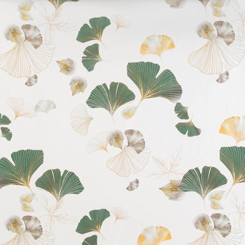 estella-gisele-bettw-sche-140x200-70x90-cm-gr-n-ginkgo-mako-satin-100-baumwolle image 8