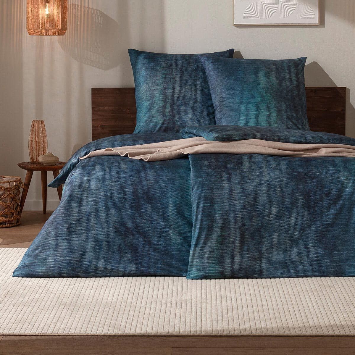 estella-arno-bettw-sche-135x200-cm-80x80-cm-dunkelblau-farbverlauf-mako-jersey image 3
