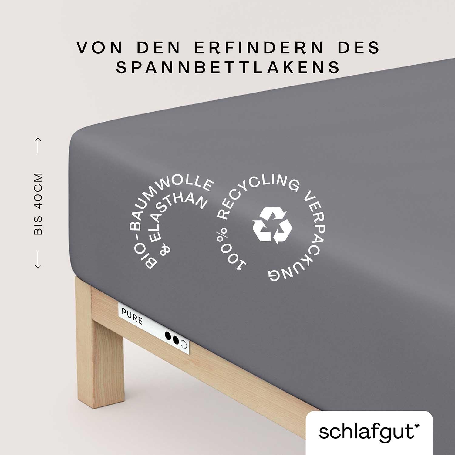 schlafgut-pure-boxspring-spannbettlaken-180x200-bis-200x220-grey-mid image 2