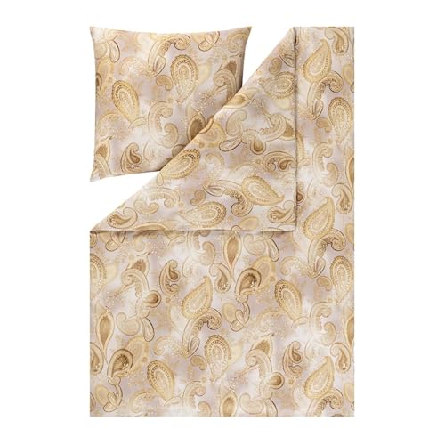 estella-ticiana-bettw-sche-altgold-mako-satin-100-bio-baumwolle-135x200-80x80-cm image 6