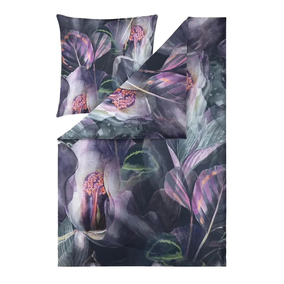 estella-kendra-bettw-sche-aubergine-135x200-80x80-mako-satin-100-baumwolle image 1