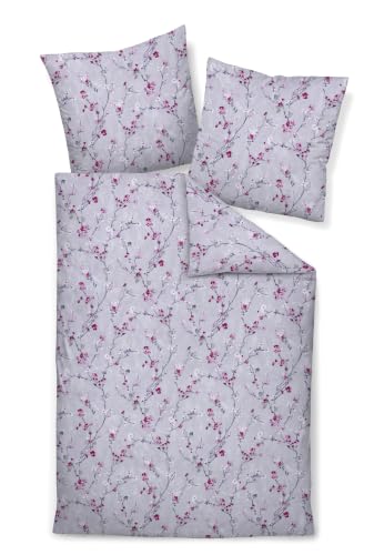 janine-cortina-bettw-sche-155x220-80x80-cm-soft-cotton-100-baumwolle-floral-rosa image 4