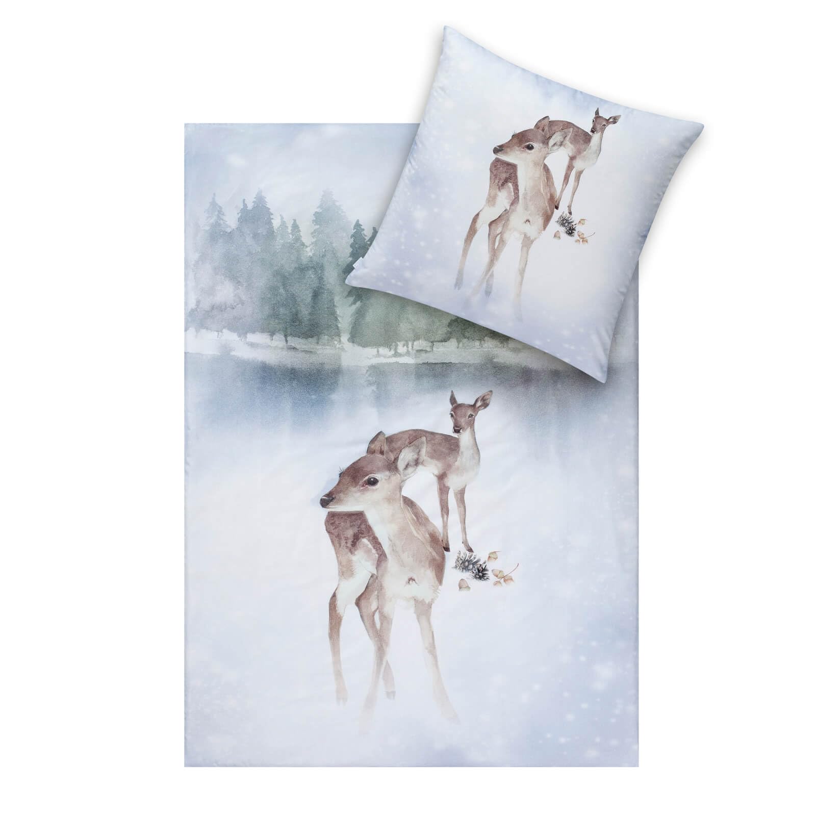 estella-iceland-4456-101-bettw-sche-kuschelflanell-135x200-cm-80x80-cm-schnee-10 image 1