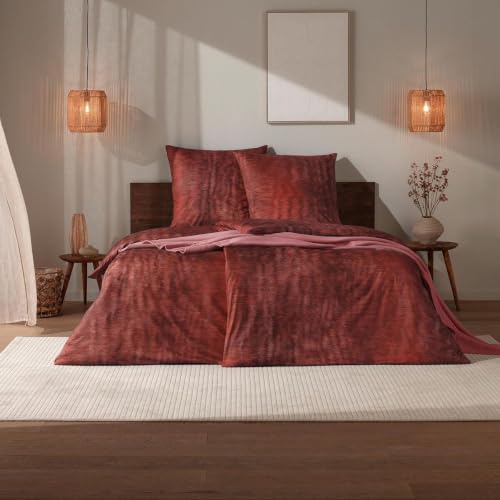 estella-arno-bettw-sche-135x200-cm-80x80-cm-bordeaux-farbverlauf-mako-jersey image 8