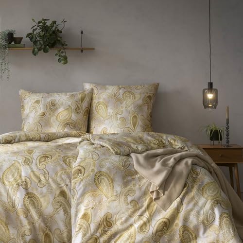 estella-ticiana-bettw-sche-altgold-mako-satin-100-bio-baumwolle-135x200-80x80-cm image 8