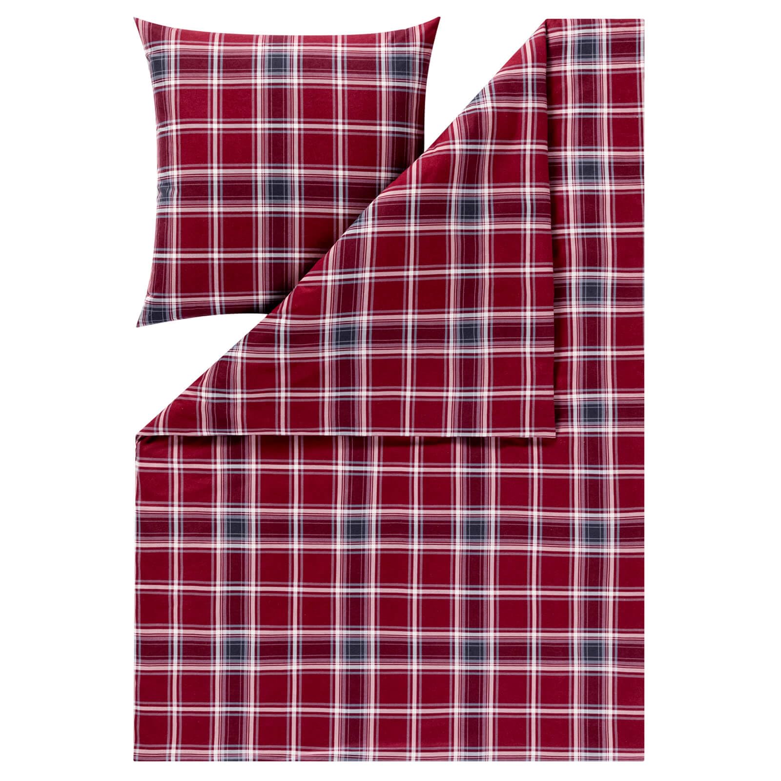 estella-quirin-kuschelflanell-bettw-sche-rot-karo image 1