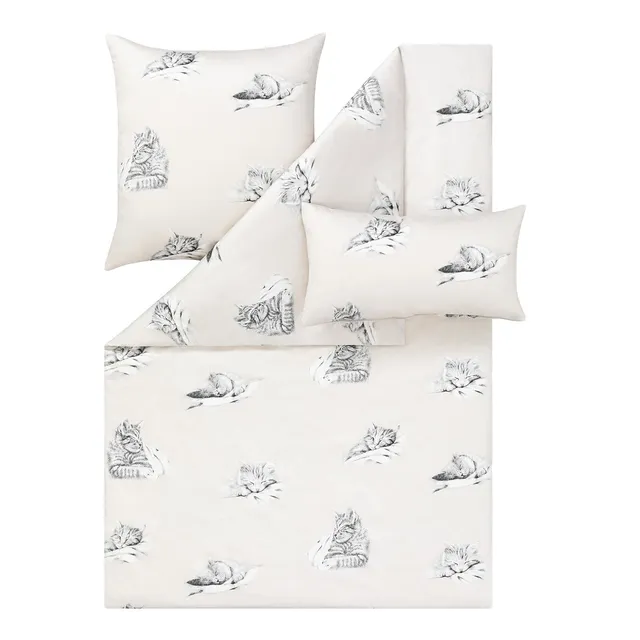 estella-mako-satin-bettw-sche-cats-leinen-katzenmotiv-aus-100-baumwolle image 1