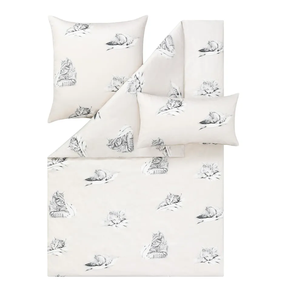 estella-mako-satin-bettw-sche-cats-leinen-katzenmotiv-aus-100-baumwolle image 1