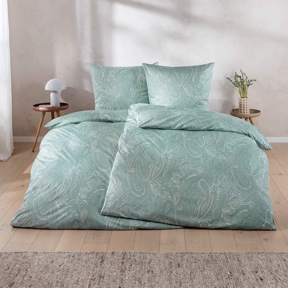 estella-nathan-bettw-sche-155x200-80x80-cm-salbei-paisley-aus-100-baumwolle image 2