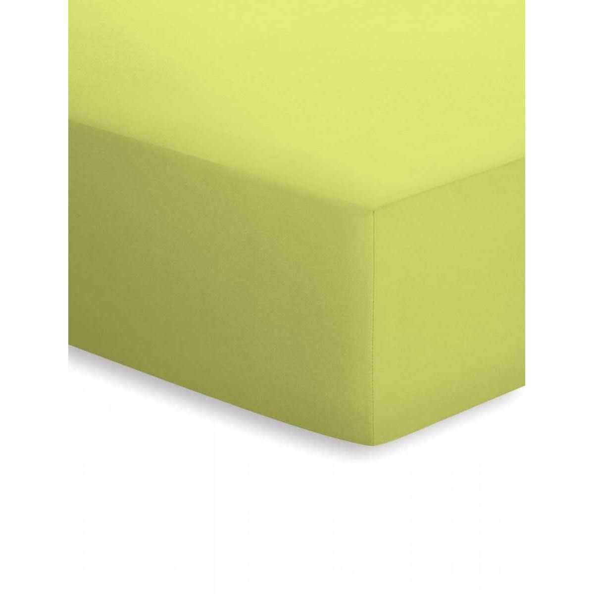 schlafgut-mako-jersey-spannbetttuch-aloe-vera-90x190-100x200-cm-kiwi-gr-n-100-ba image 1