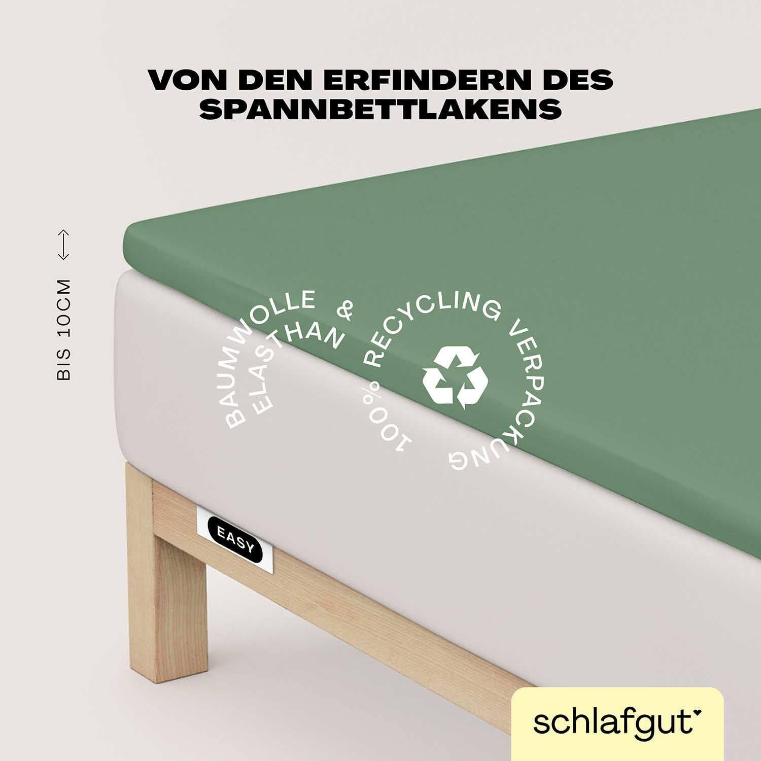 schlafgut-easy-jersey-elasthan-topper-spannbettlaken-180x200-bis-200x220-green-m image 3