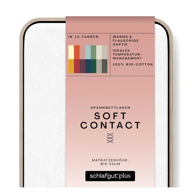 schlafgut-soft-contact-spannbettlaken-100x200-cm-baumwolle-full-white image 1