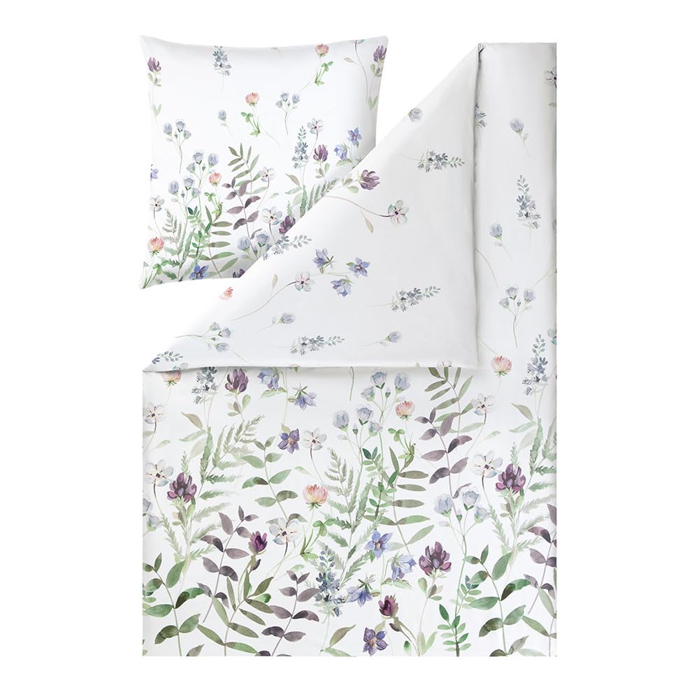 estella-leticia-bettw-sche-gr-n-140x200-cm-70x90-cm-100-bio-baumwolle-satin image 1