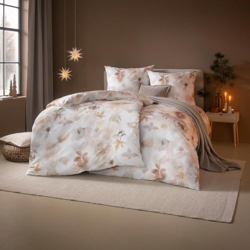 estella-winter-leaves-gold-kuschelflanell-bettw-sche-100-baumwolle image 6