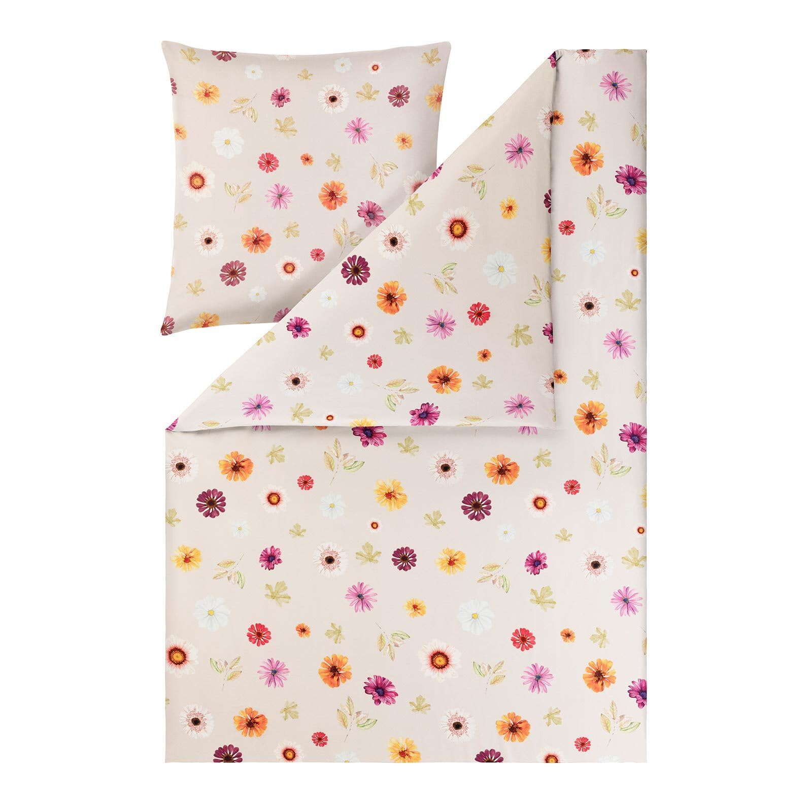 estella-mako-satin-bettw-sche-adara-beige-bl-ten-design-aus-100-baumwolle image 1