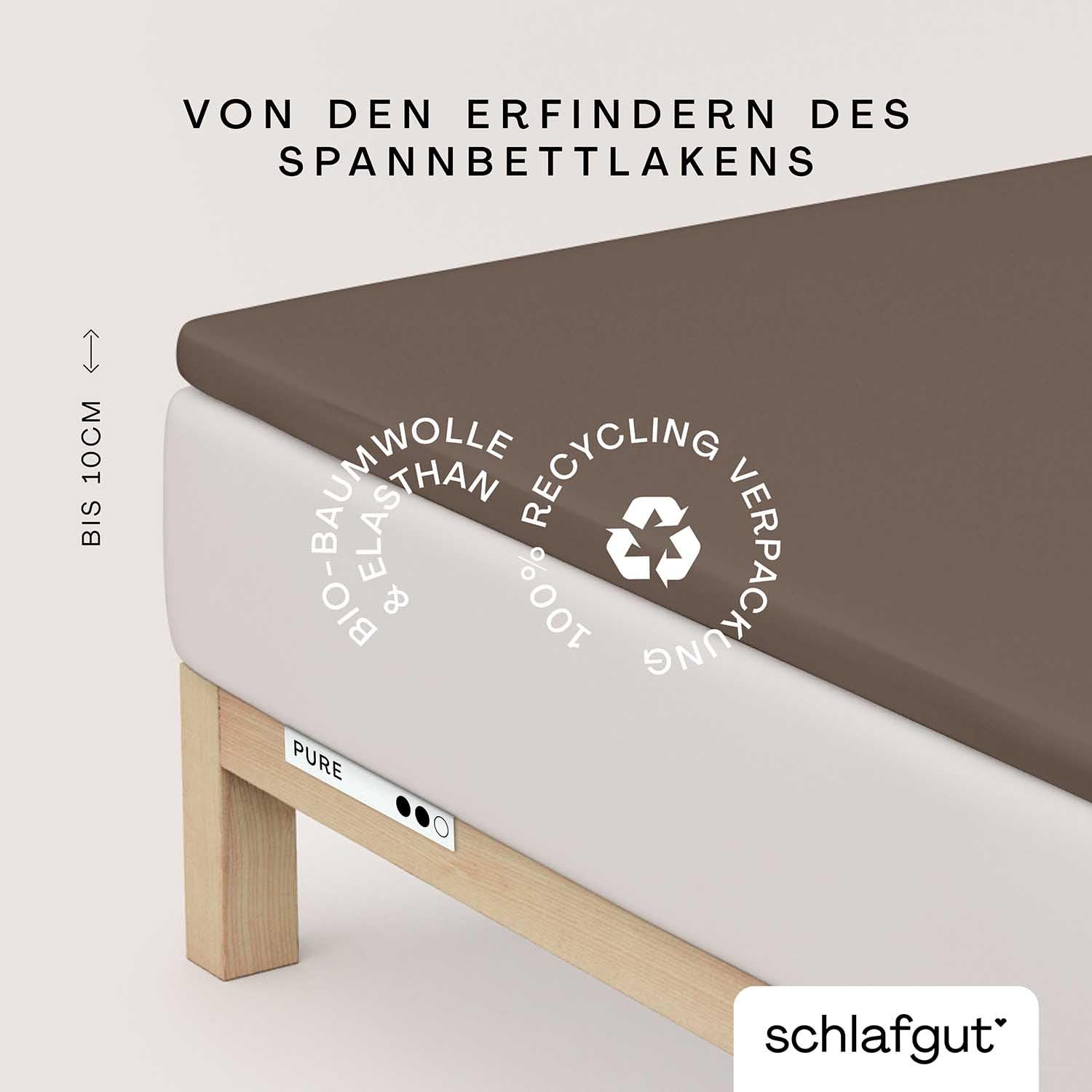 schlafgut-pure-topper-spannbettlaken-120x200-cm-bio-baumwolle-sand-deep image 2