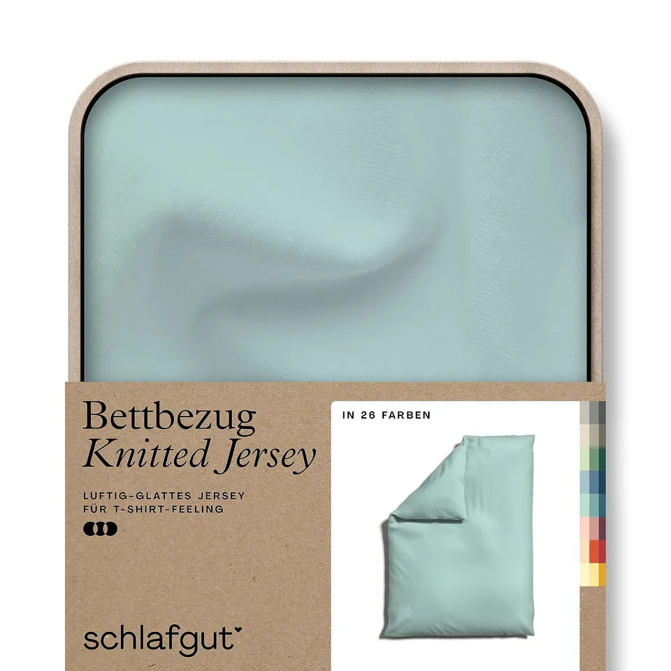 schlafgut-knitted-jersey-bettw-sche-135x200-cm-bio-baumwolle-petrol-light image 1