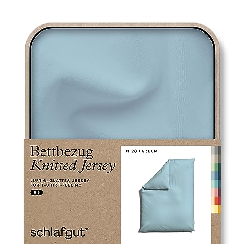 schlafgut-knitted-jersey-bettdeckenbezug-135-140x200-cm-blue-light-uni-mit-elast image 8
