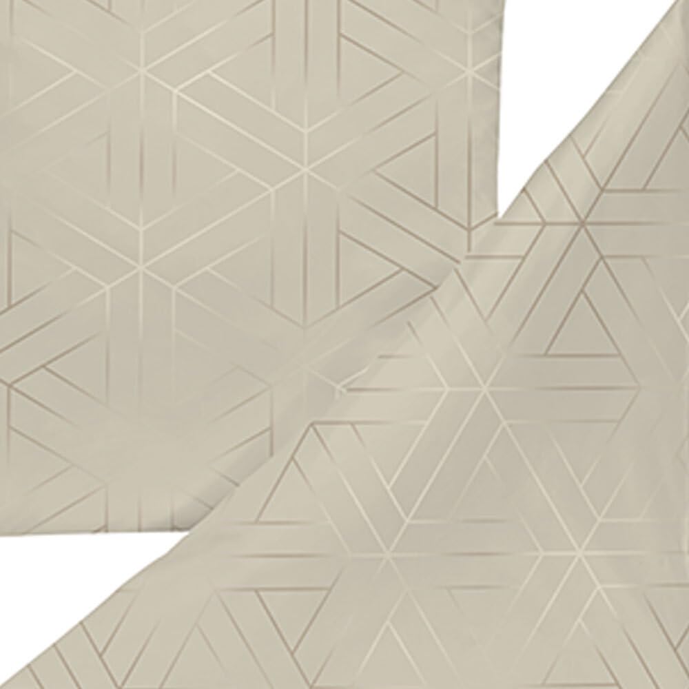 estella-mako-satin-bettw-sche-135x200-luan-ecrue-uni-waben-rauten-7919-220 image 4