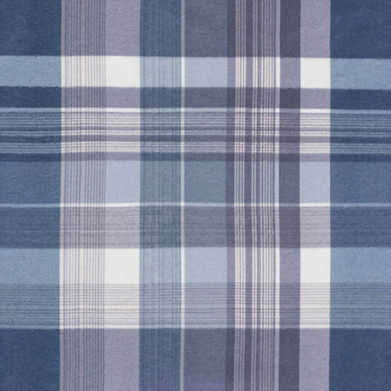 estella-ambros-4473-kuschelflanell-bettw-sche-navy-karo-155-x-220-cm image 7