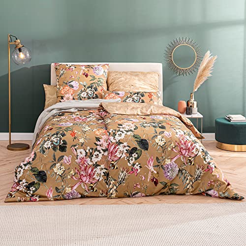 estella-mako-satin-bettw-sche-fiore-messing-155x200-cm-80x80-cm-40x80-cm image 5