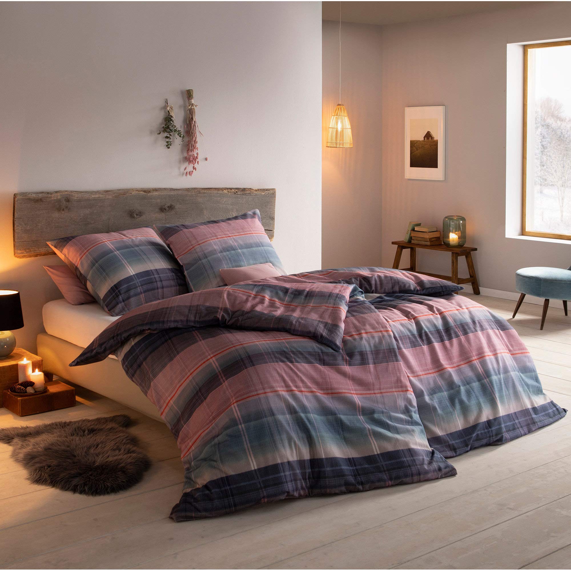 estella-st-moritz-feinflanell-bettw-sche-multicolor-155-x-200-80-x-80-cm image 2