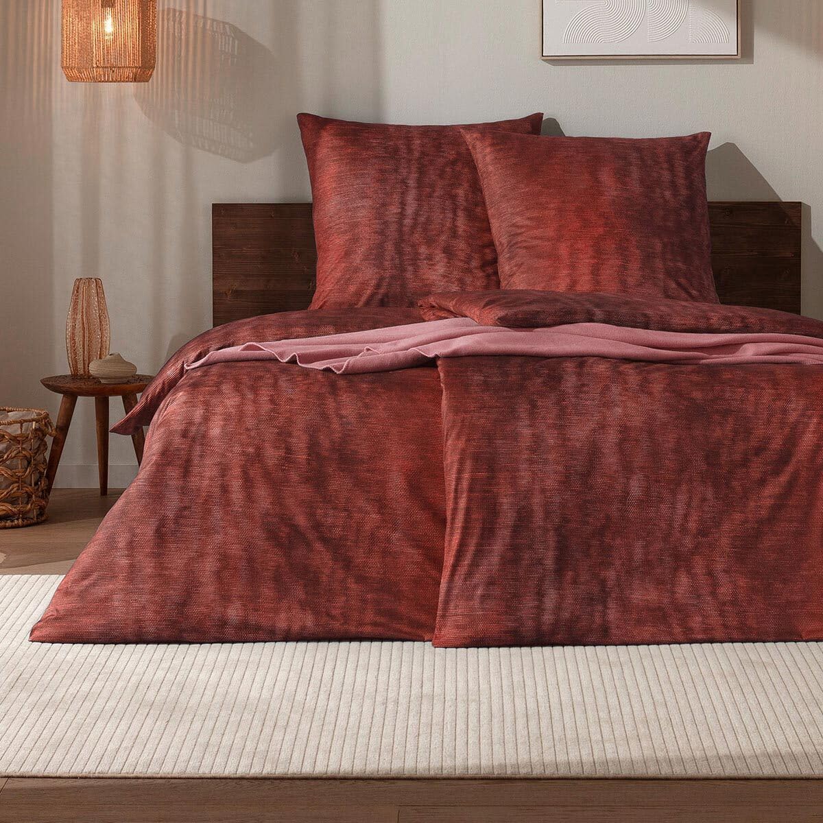 estella-arno-bettw-sche-135x200-cm-80x80-cm-bordeaux-farbverlauf-mako-jersey image 4