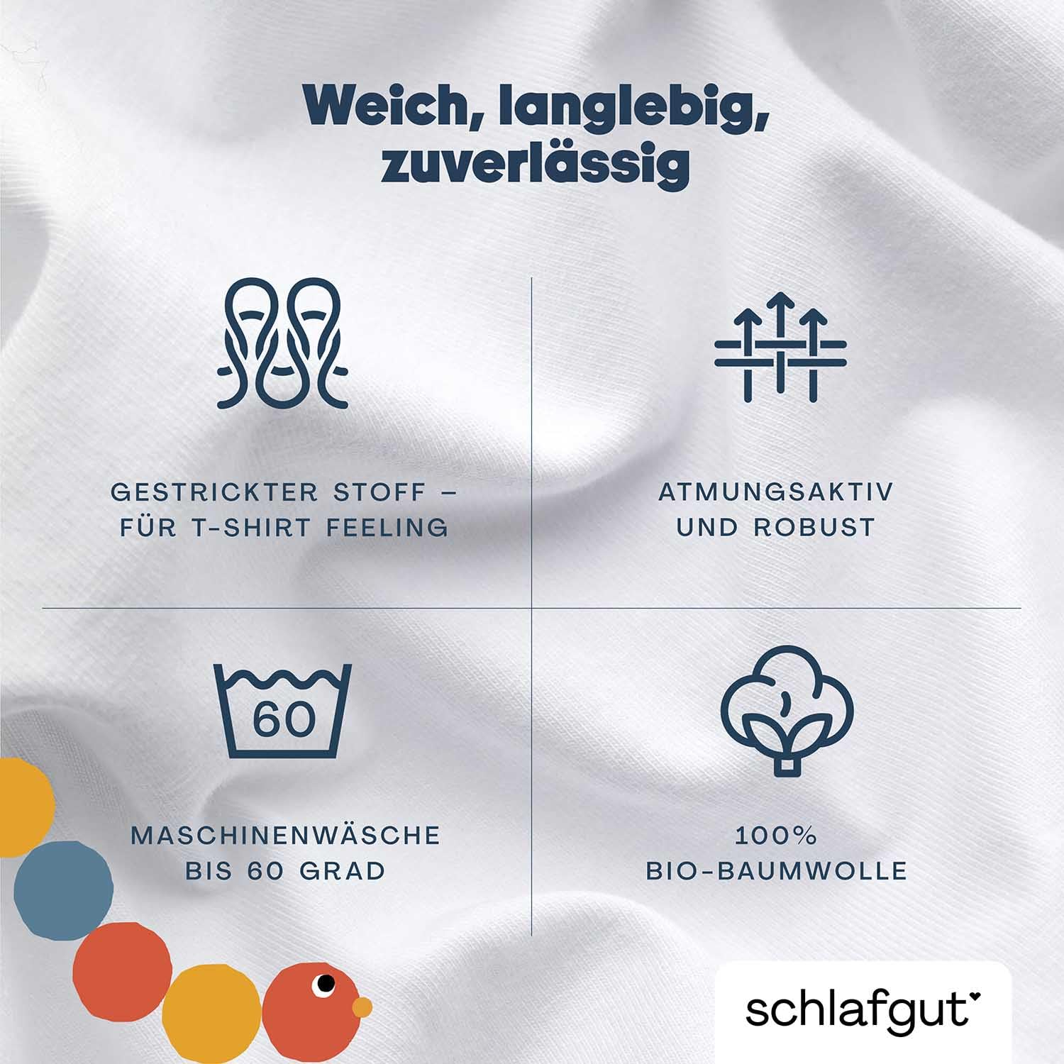 schlafgut-casual-mini-spannbettlaken-70x140-cm-bio-baumwolle-full-white image 3