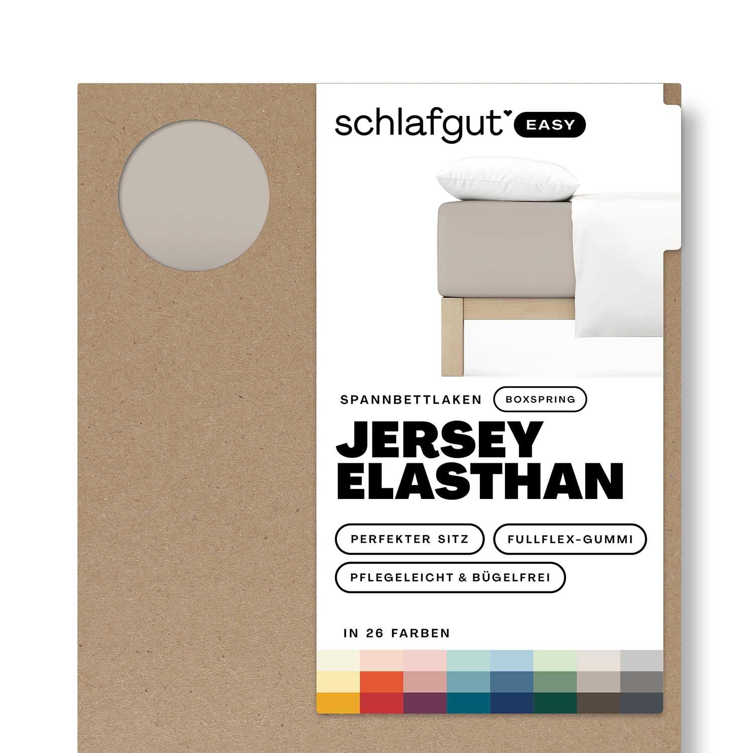 schlafgut-easy-boxspring-spannbettlaken-180x200-cm-sand-mid image 1