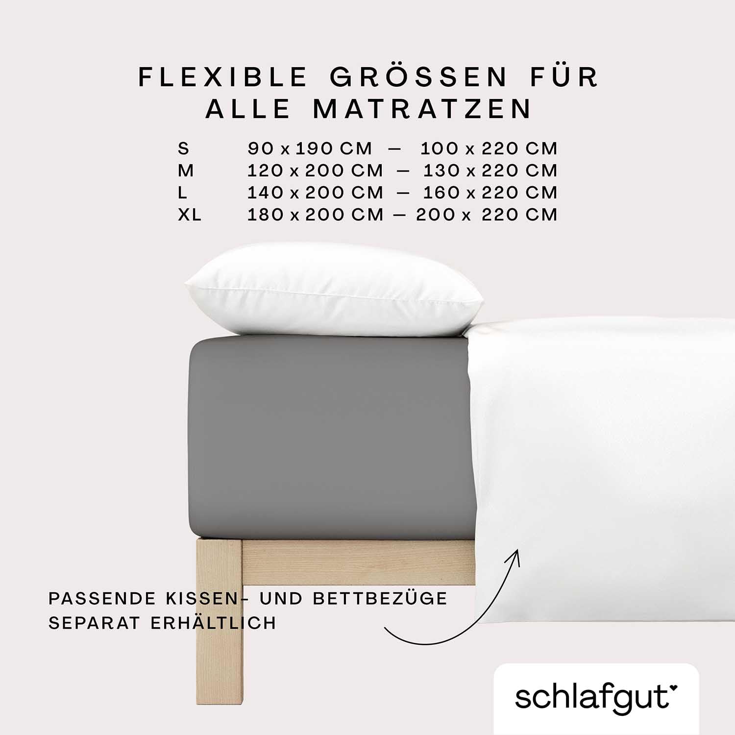 schlafgut-pure-boxspring-spannbettlaken-180x200-bis-200x220-grey-mid image 4