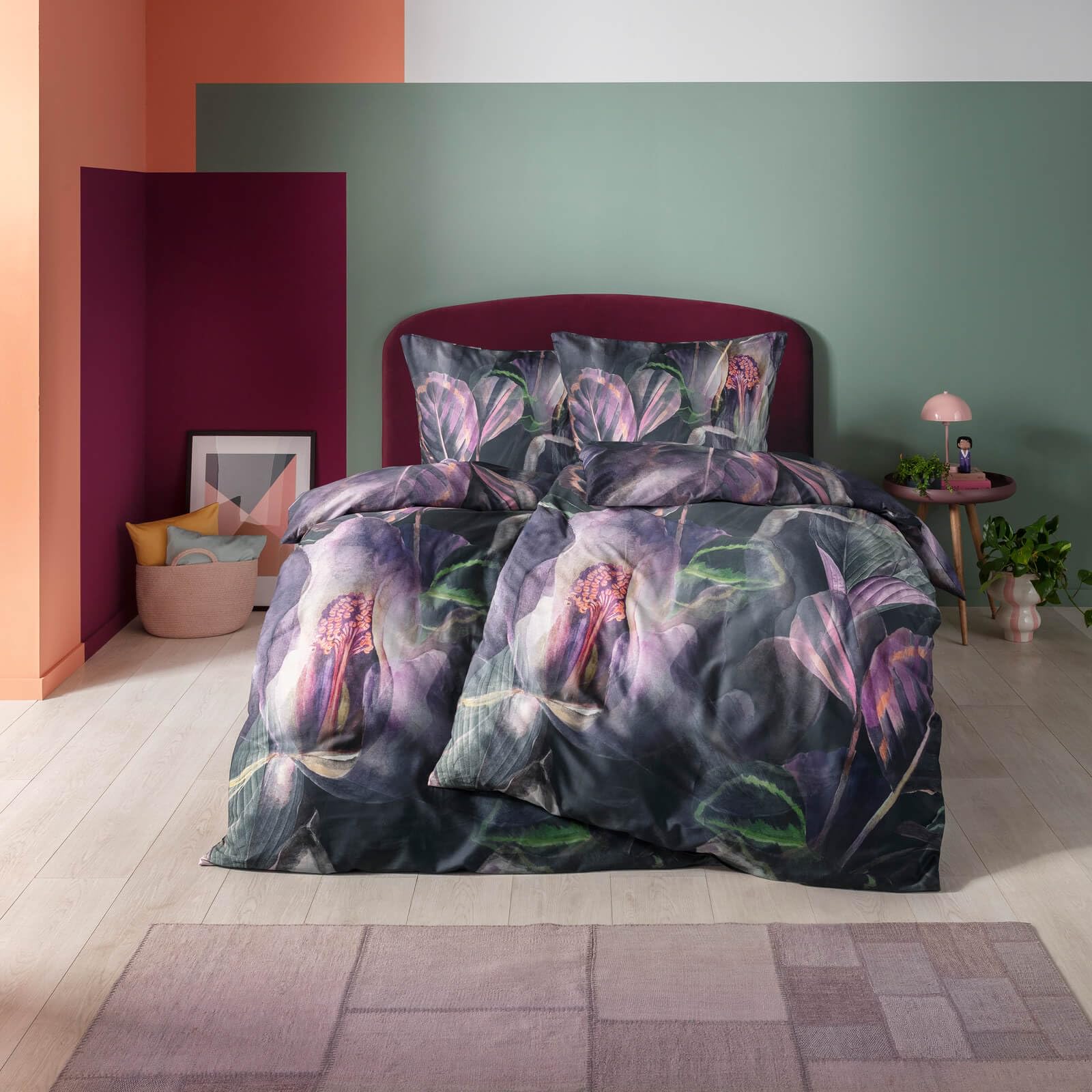 estella-kendra-bettw-sche-aubergine-135x200-80x80-mako-satin-100-baumwolle image 5