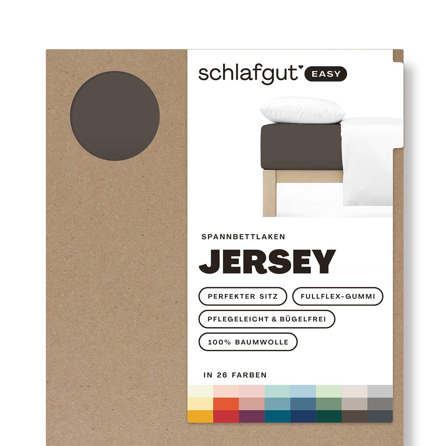 schlafgut-easy-jersey-spannbettlaken-90x190-bis-100x200-cm-sand-deep-100-baumwol image 1