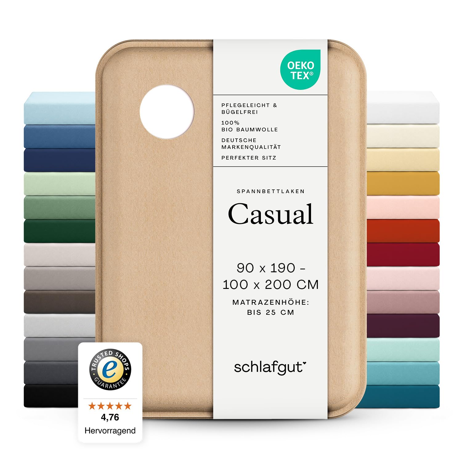 schlafgut-casual-spannbettlaken-90x200-cm-100-bio-baumwolle-full-white image 1
