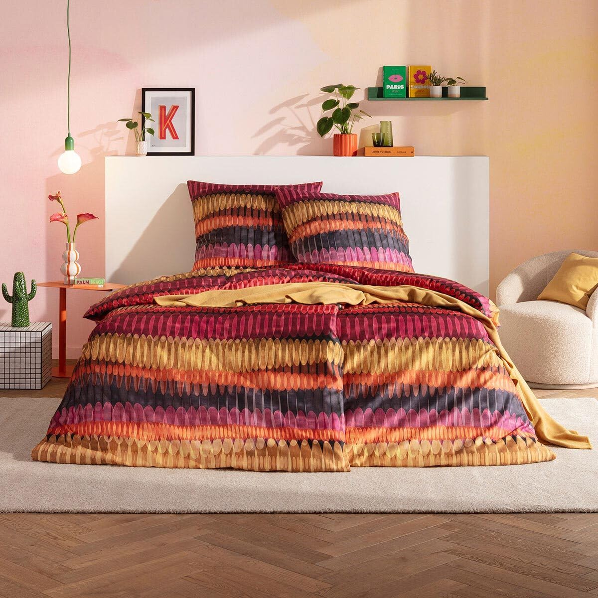 estella-mako-satin-bettw-sche-dawn-vino-modernes-muster-aus-100-baumwolle image 2
