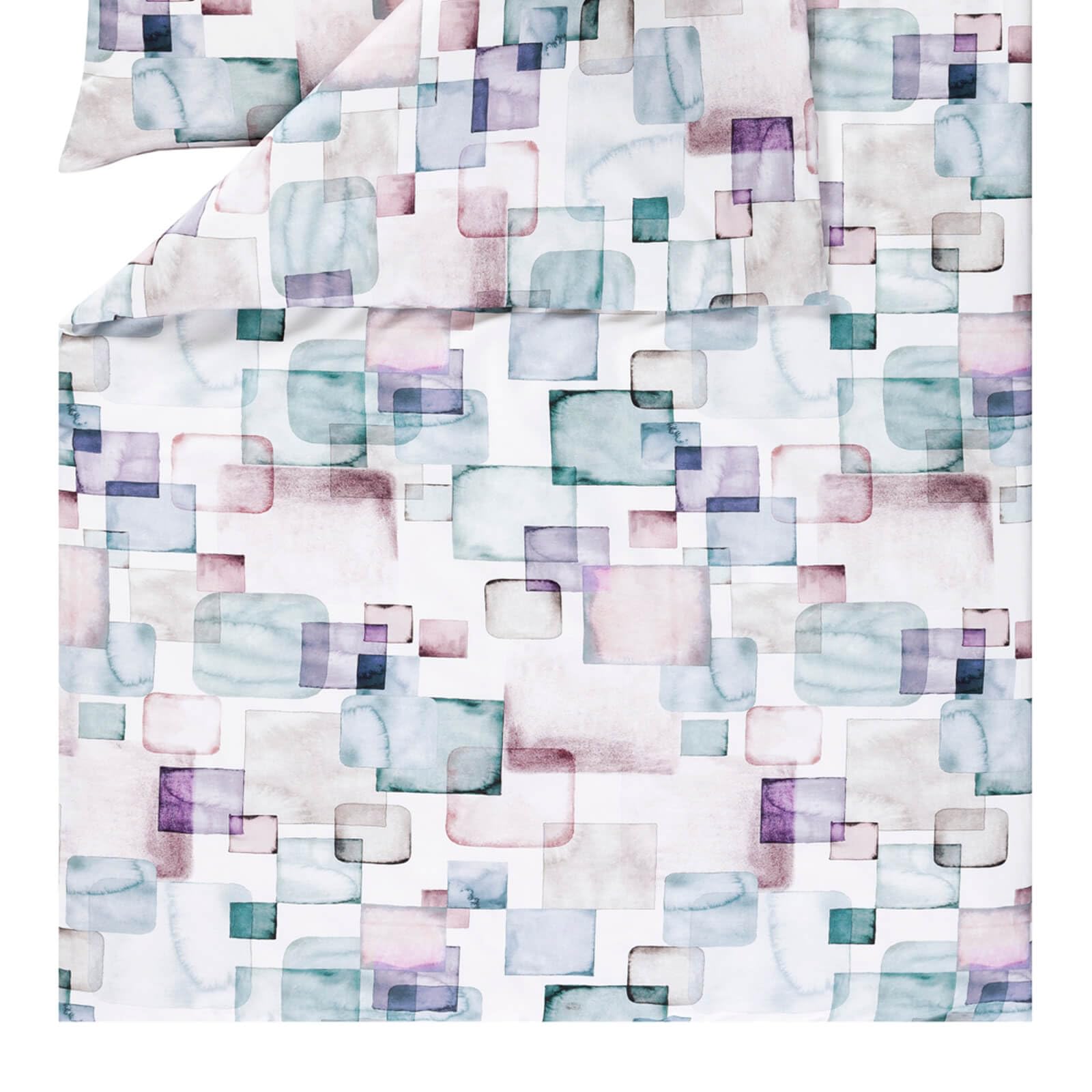 estella-mako-satin-bettw-sche-squares-2-teilig-155x220-cm-rosa-aquarell-quadrate image 3