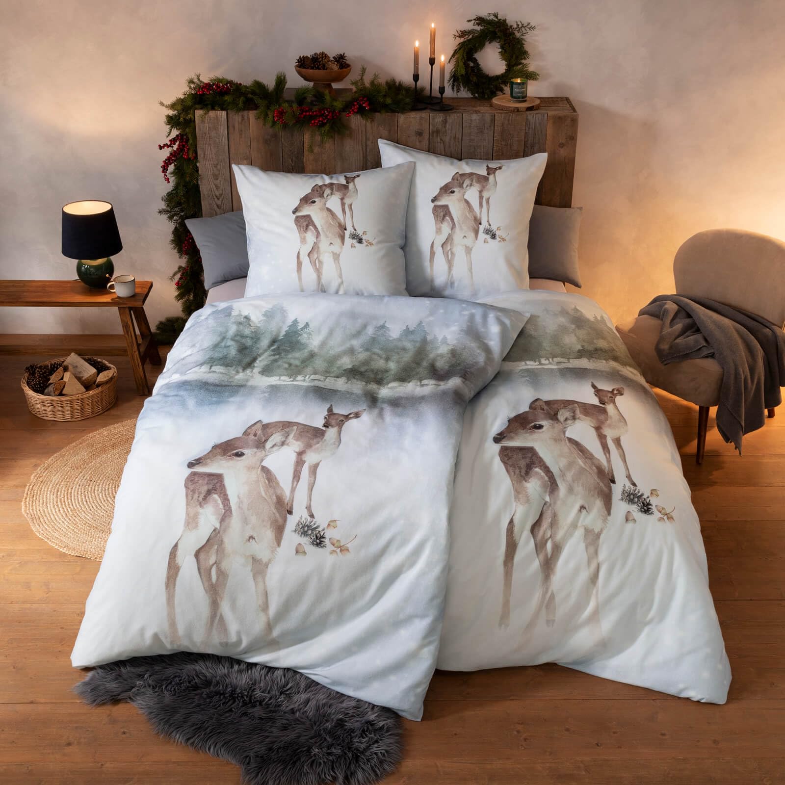 estella-iceland-4456-101-bettw-sche-kuschelflanell-135x200-cm-80x80-cm-schnee-10 image 5